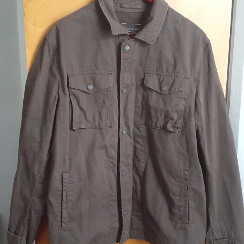 Banana Republic Men's Brown Field Jacket Size Large